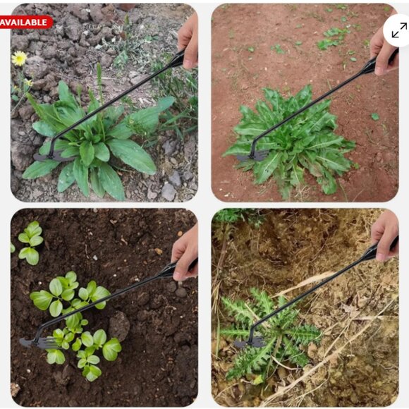 Set of 2 Weed Puller Tool Garden Pulling Tool, Portable Weeder Tool... - Picture 8 of 10